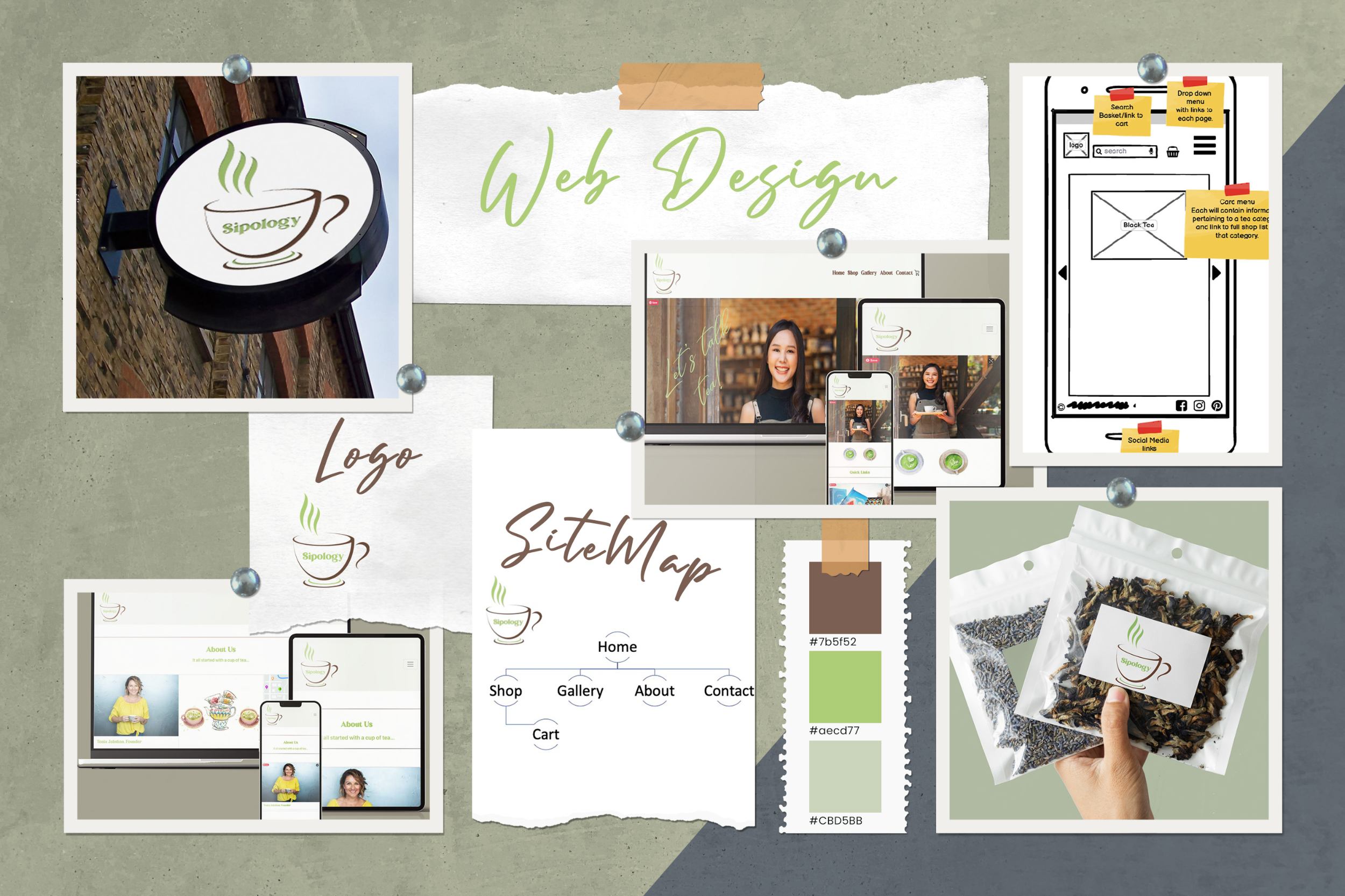 Mood Board of Web Design